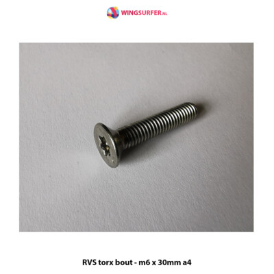 4 x Edelstahl Torx-Schrauben – M6 x 30 mm A4