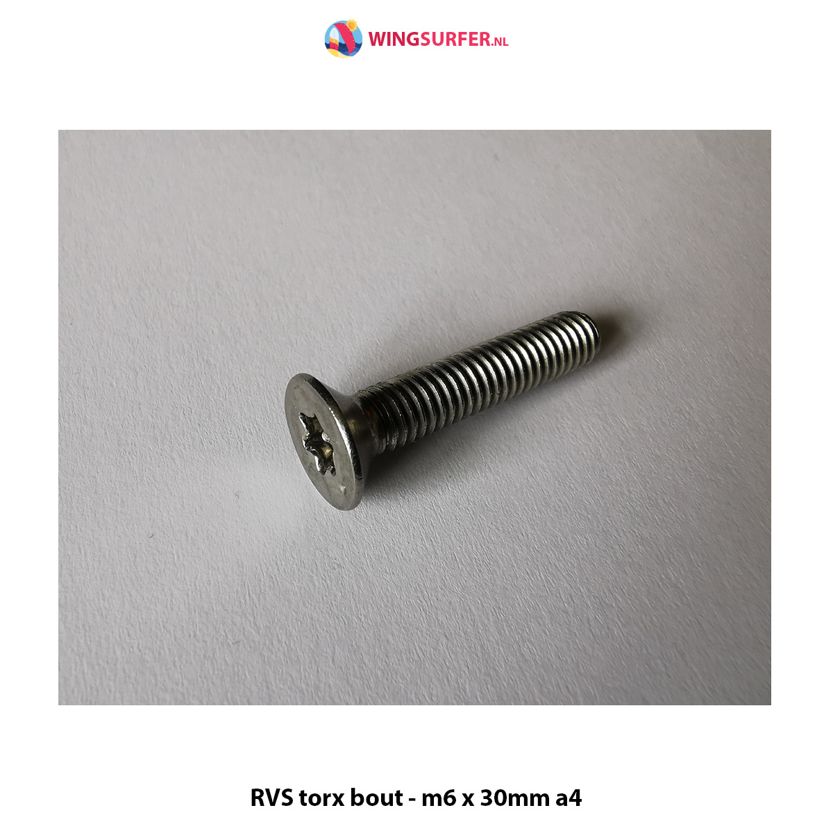 4 x Edelstahl Torx-Schrauben – M6 x 30 mm A4