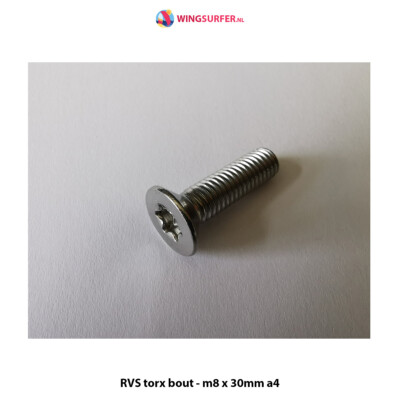 4 x Edelstahl Torx-Schrauben – M8 x 30 mm A4
