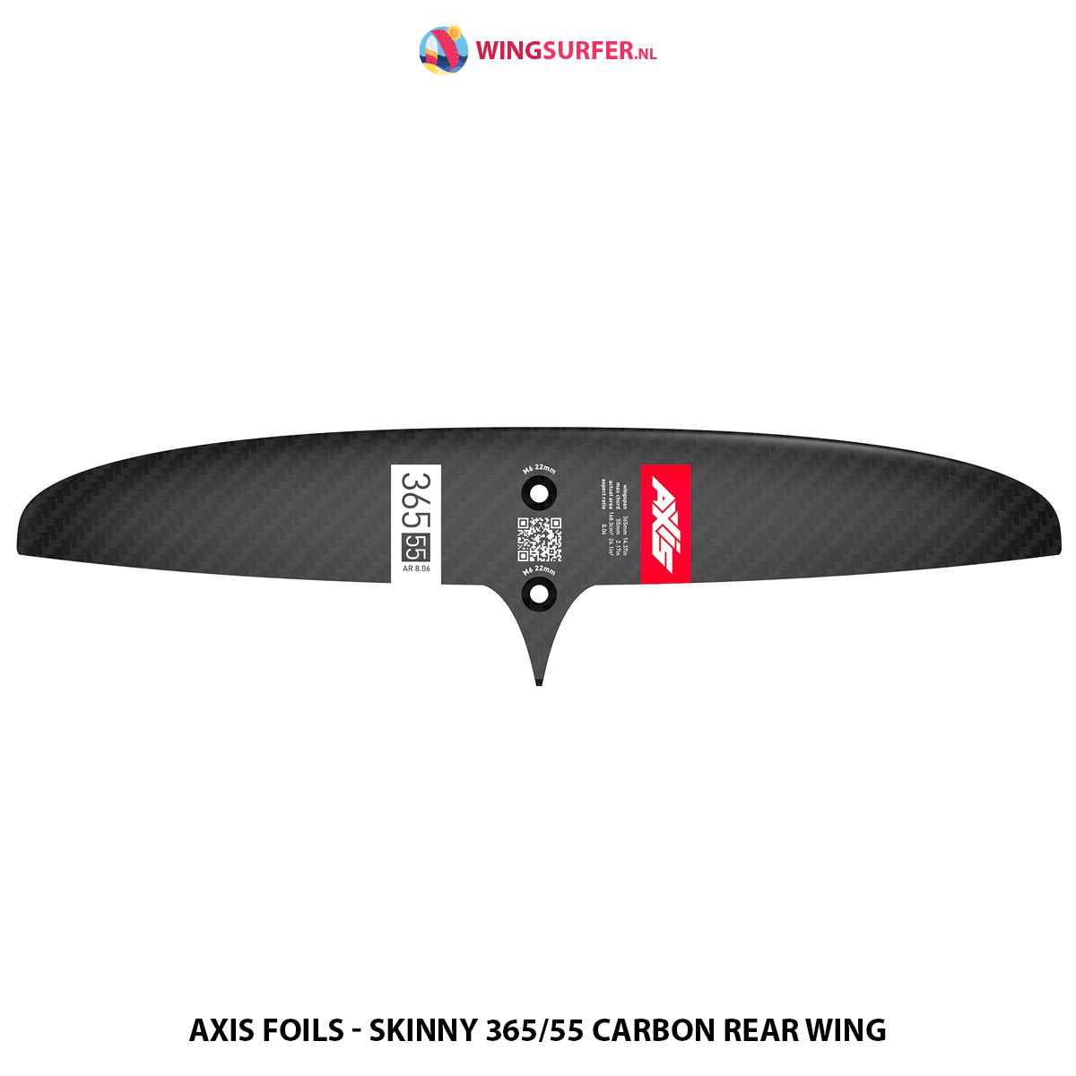 AXIS FOILS Skinny - 365/55 Carbon Rear Wing – Bild 2