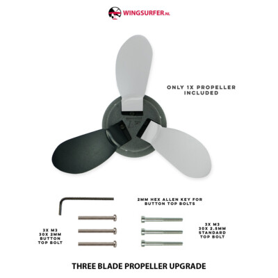Foil Drive Three Blade Propeller Upgrade
