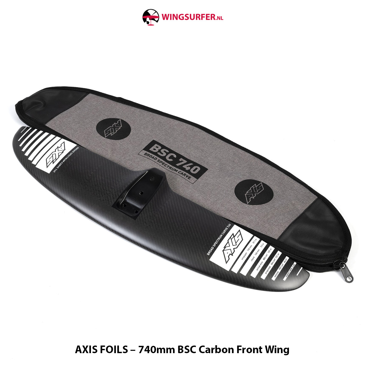 AXIS FOILS – 740mm BSC Carbon Front Wing – Bild 2