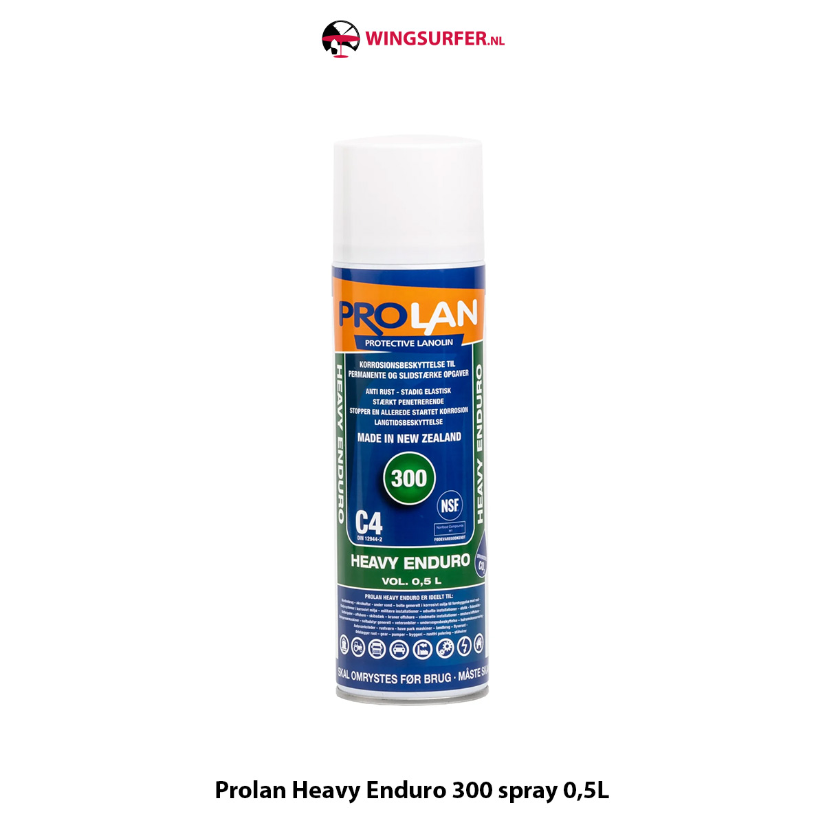 Prolan Heavy Enduro 300 spray 0,5L - Lanolin voor Foil Drive