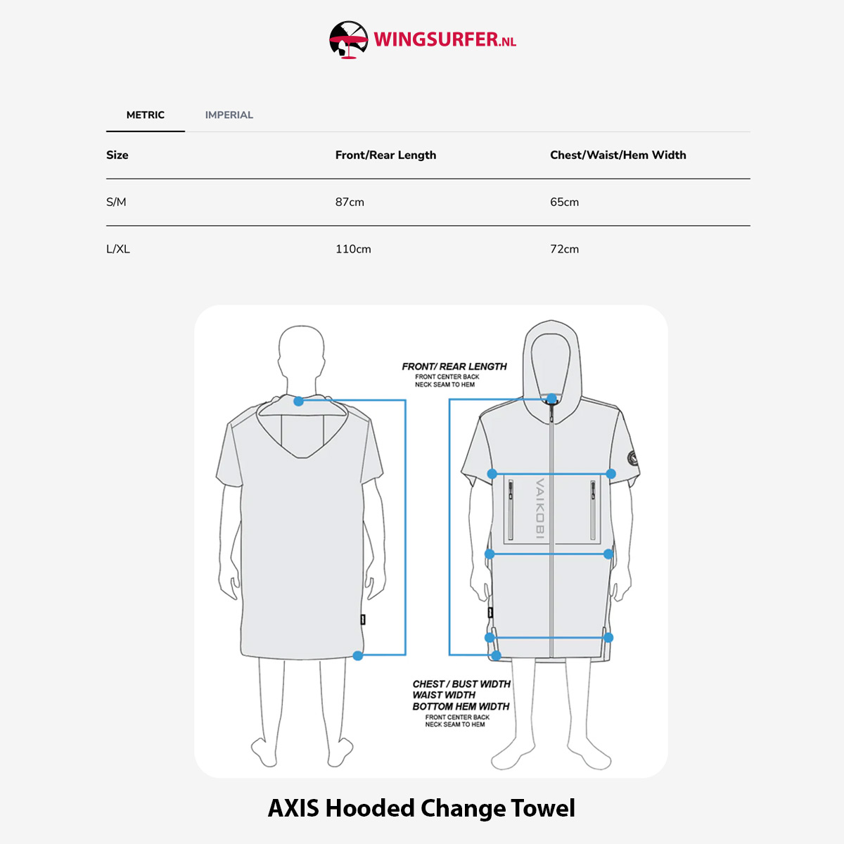 AXIS Hooded Change Towel – Bild 3