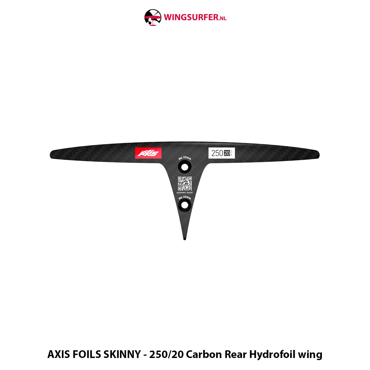 AXIS FOILS SKINNY - 250/20 Carbon Rear Wing – Bild 2